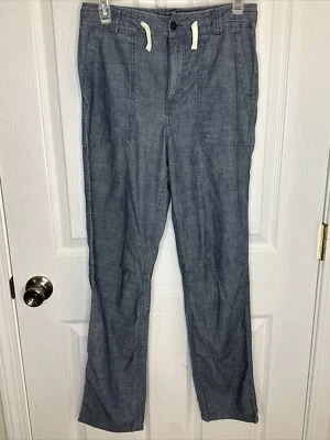 Polo Ralph Lauren Chicos 16 Pantalón Cónico Algodón Cambray Playa Costero Foto 1 de 4