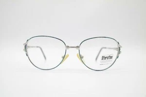 Vintage Sferoflex S514 Mehrfarbig Silber oval Brille Brillengestell NOS - Picture 1 of 6