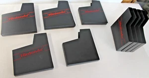 9 Nintendo NES Funda Roja y Negra Auténtica OEM Estuche de Juego Cubierta Antipolvo De Colección - Imagen 1 de 6