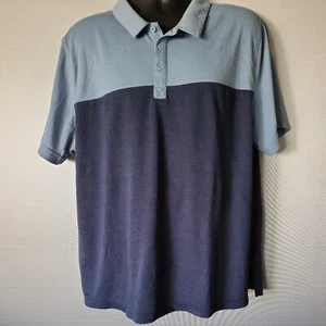 George Men’s Light/Navy Blue Dry Fit Polo Shirt Size XL (46/48) - Picture 1 of 5