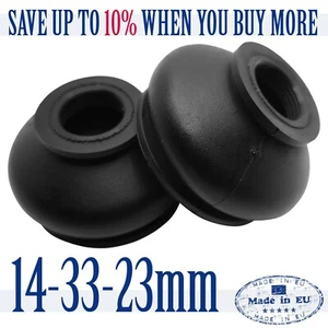 2 X UNIVERSAL Dust Boot Silicone 14 33 23 Track Rod End and Ball Joint Boots - Picture 1 of 4