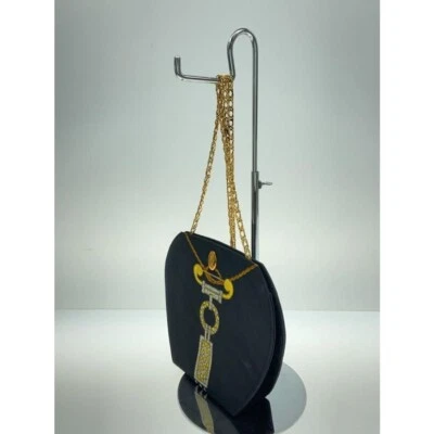 Cartier Shoulder bag Authentic Black Gold chain Magnetic Women's Gorgeous - Image 1 of 4