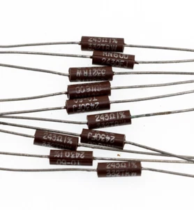 10-Pack TRW RN60D 243 Ohm 1% PRECISION METAL FILM RESISTOR, RN60D2430FJ - Picture 1 of 1