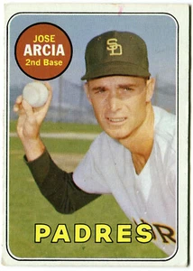1969 Topps #473 Jose Arci San Diego Padres - Picture 1 of 2