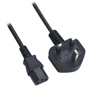 13A Stromkabel UK Stecker Auf IEC Kabel PC Haupt Wasserkocher C13 1m/2m/3M/5m - Bild 1 von 1