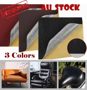 Self Adhesive Leather Repair Patch 3 Sizes Couch Sofa Car Seat Chair Renovation - Picture 1 of 8