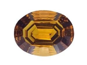 PIEDRAS PRECIOSAS CORTE ELEGANTE OVALADAS CITRINO NATURAL AMARILLO MIEL 15,31 CTS VER VIDEO - Imagen 1 de 3