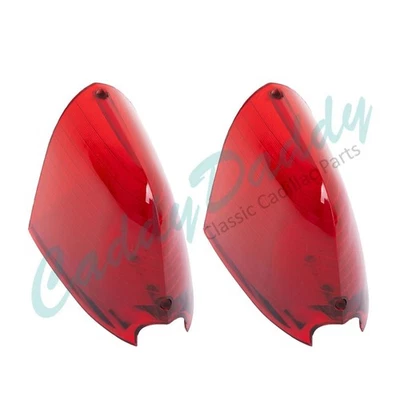 Lentes de luz trasera Cadillac 1954 1955 1956 1 par reproducción Foto 1 de 4