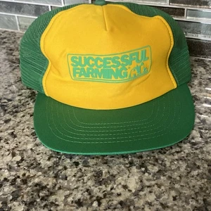 Vintage Successful Farming Mesh Trucker Baseball Mütze Kappe Druckknopflasche Einheitsgröße neu aus altem Lagerbestand - Bild 1 von 8