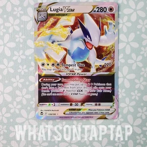 Pokemon Card Lugia Vstar 139/195 Ultra Rare Sword Shield Silver Tempest Singles - Bild 1 von 2