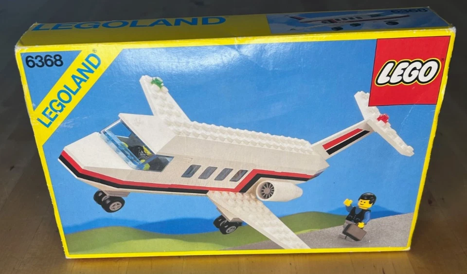 Lego System 6368 Jet Airliner OBA-OVP- 100% komplett - Bild 1 von 4