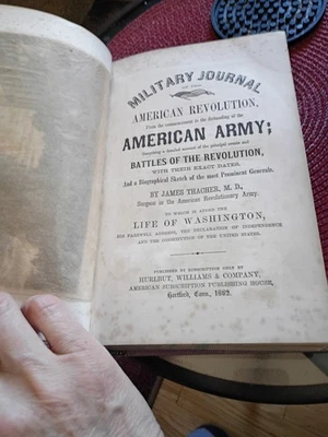 Antique Book Revolutionary War 1861 Nice Condition Foto 1 de 4