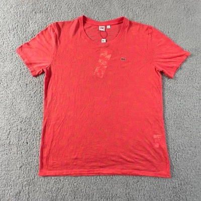 Camiseta de encaje vivo Lacoste manga corta logotipo naranja para mujer talla XL EE. UU. de colección nueva con etiquetas Foto 1 de 4