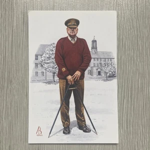 POSTCARD ROYAL ARMY MEDICAL CORPS 1998 CORP REG SERG MAJOR ALIX BAKER - Picture 1 of 2