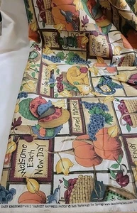 Vintage 'Harvest Happiness Patch' #4912 by Beth Yarbrough, Daisy Kingdom, 2 Yds - Picture 1 of 6