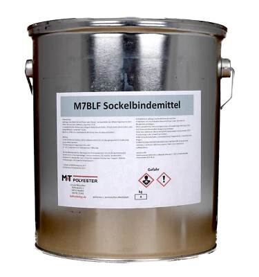 Bindemittel für Sockel, Wand - innen Kleber Steinteppich Stellmittel M7BLF 4 KG - Bild 1 von 4