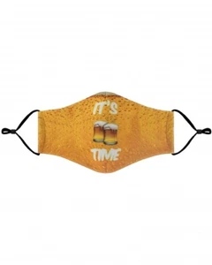 It's Beer Time Gesichtsmaske mit PM2,5 Filtertasche INKLUSIVE 1 FILTER wiederverwendbar - Bild 1 von 3
