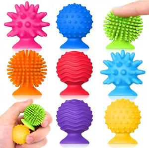 Juguetes sensoriales inquietos niños adultos: ventosa texturizada juguetes para niños con autismo- - Imagen 1 de 6