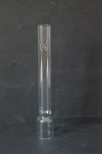 alter Glaszylinder A & S für Petroleumlampe Öllampe Kosmos Brenner 39 mm 062423 - Picture 1 of 4