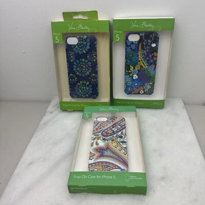 VERA BRADLEY IPHONE 5 CASES Lot Of 3 Foto 1 de 4