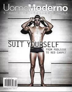 Uomo Moderno Men's Magazine Italian Style Filippo Magnini Fashion Watches 2014 - Picture 1 of 6
