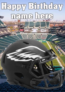 pnc218 Philadelphia Eagles Happy Birthday Card A5 Personalised Greetings - Picture 1 of 1