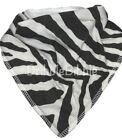 ❤ Toddler Child Dribble Bib Catcher Dry Bandana Girl Boy Dog ❤ Zebra Print