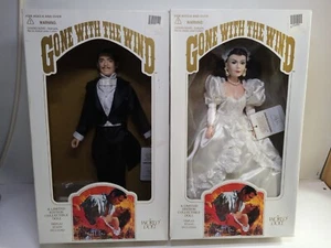 Lot Of 2 Gone With The Wind By World Dolls~ Scarlett (Wedding) & Rhett (Tux) - Picture 1 of 7