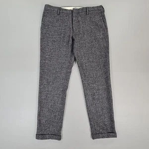 Pantalones Paul Smith Para Hombre Gris W36 L29 Lana Alpaca Cachemira Cuadros Pantalones - Imagen 1 de 8
