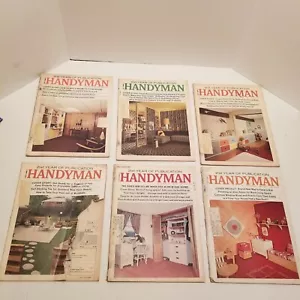 Lot of 6 Vintage Handyman Magazines 1971 DIY Homeowners - Bild 1 von 2