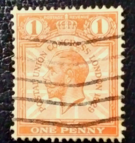 Geat Britian 1929 Congress Of London 1 Penny Yellow Oran Cover