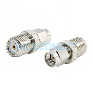 5x Mini UHF Hembra Jack a SMA Macho Enchufe Recto Adaptador RF Conector MiniUHF - Imagen 1 de 5
