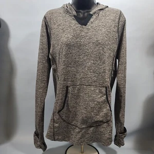 Nike Women's Element Hoodie, Heather/Black/Reflective Silver Size Medium 545894 - Picture 1 of 6