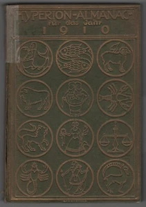 Hyperion-Almanach für das Jahr 1910 (illustriert) - Bild 1 von 6