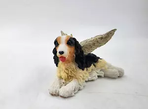 Adorabile ornamento da appendere/sedere COCKER SPANIEL (?) Con Ali di Angelo - Foto 1 di 4