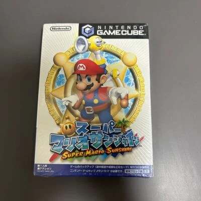 GC Super Mario Sunshine GameCube Nintendo NTSC-J JP Japón Nuevo y Precintado Foto 1 de 4