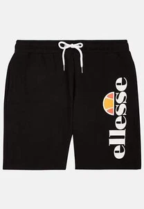Ellesse Mens Sweat Shorts Bossini Mens Fleece Shorts Black - Picture 1 of 14