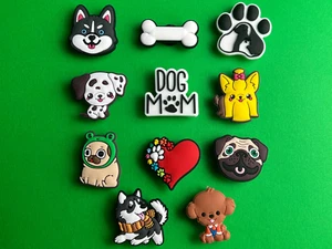 DOG Shoe Charms - Dog lovers Shoe Charm - Cute Shoe Charms - PVC Charms - Foto 1 di 25