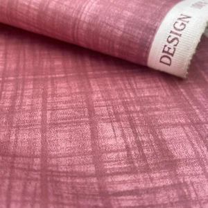 PRESTIGIOUS Augusta Cotton Check Fabric Curtain Upholstery Cushions 54" RED WINE - Picture 1 of 11