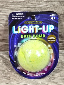 Light Up Yellow Bath Bomb 6.3oz Watermelon Kids 4+ Toys Hobbies Gift - Picture 1 of 5