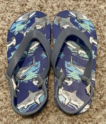 Сандалии The Children's Place Little Boy's Blue Shark 10-11 - Изображение 1 из 2