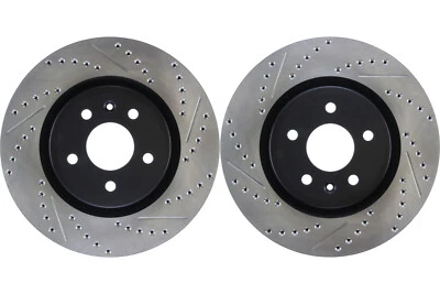 Front PAIR Stoptech Disc Brake Rotor for 2011-2019 Ford Taurus (44120) - Image 1 of 4