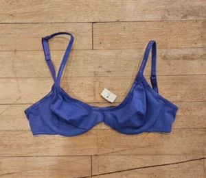 Sujetador Camiseta Express 34B Púrpura Algodón Sin Forro Firma Correas y Borde UW NUEVO CON ETIQUETAS - Imagen 1 de 4