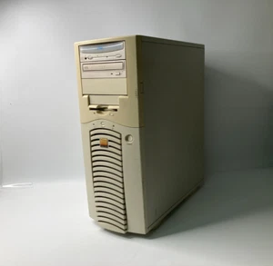 Vintage SX830 - Workstation Tower Beige PC GEHÄUSE ATX mit Disketten- und DVD-Laufwerk - Bild 1 von 12