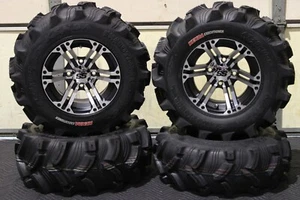 HONDA RANCHER 350 25" EXECUTIONER ATV TIRE & SS212 M WHEEL KIT SRA1CA - Picture 1 of 7