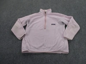 Patagonia Vest Jacket Girls L Pink Fleece Outdoor Hiking Synchilla Camping Youth - Picture 1 of 11