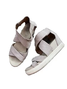 Dr. Scholls Scout High Sandals Womens 9 M Leather Beige Booties - Picture 1 of 4
