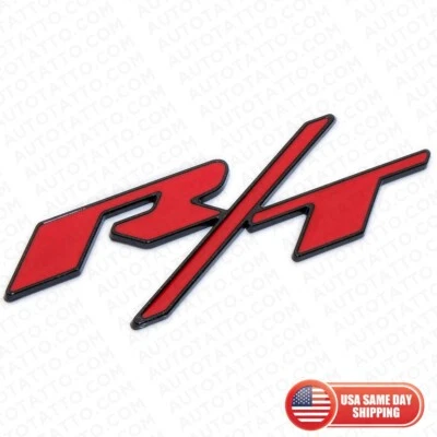 2014-2023 Dodge Durango Black R/T Nameplate Emblem Brand New Mopar 55112962AA Foto 1 de 3