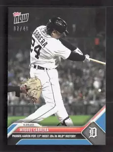 2023 Topps Now #937 Miguel Cabrera Blu 07/49 - Foto 1 di 2