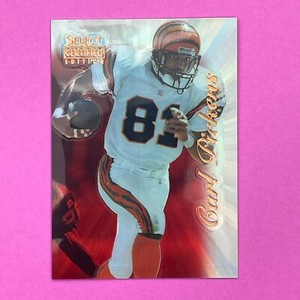 1996 CARL PICKENS SELECT CERTIFIED MIRROR RED PREMIUM STOCK #75 BENGALS 20 MADE